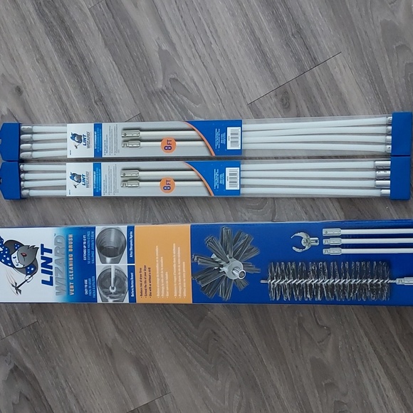 Lint Wizard Dryer Vent Cleaning Kit With 2 8ft Extension Packs - Picture 12 of 12